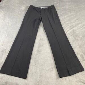 GAP Perfect Trouser Pants Black Stretch Flare Wide Leg Women's‎ Size 14T Preppy
